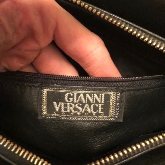 Gianni Versace Medusa medallion vintage black bag - Picture 10 of 13